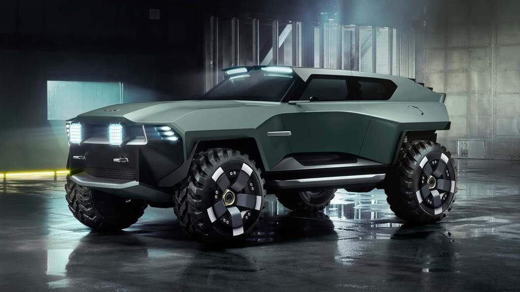Mobil tempur konsep Aston Martin Dreadnought untuk gim Call of Duty Modern Warfare 4