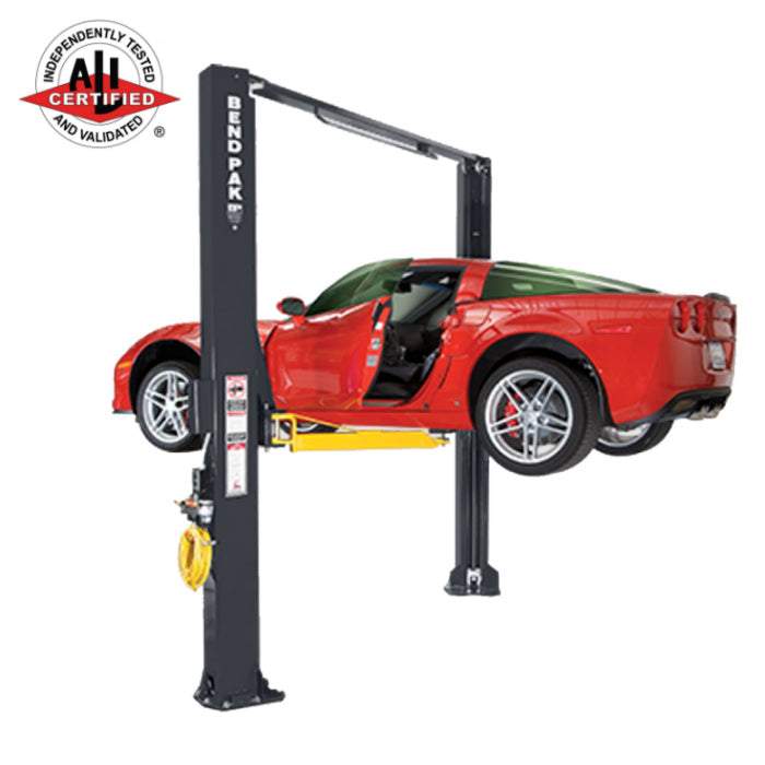 BendPak XPR-10AS Two Post Asymmetric Clearfloor Auto Lift (4.5 Ton)