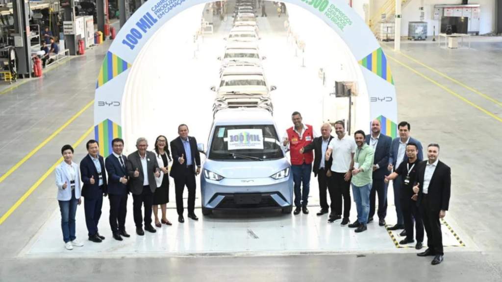 BYD Brazil Plant Builds 100000th Vehicle As Demand Soars