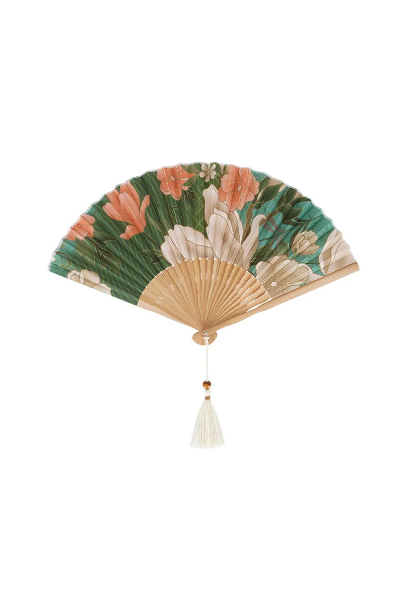 Floridian Handheld Fan Sage dari koleksi Joy368