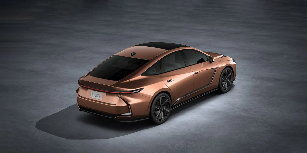 The redesigned 2026 Lexus ES sedan showcases modern electric styling and innovative luxury features