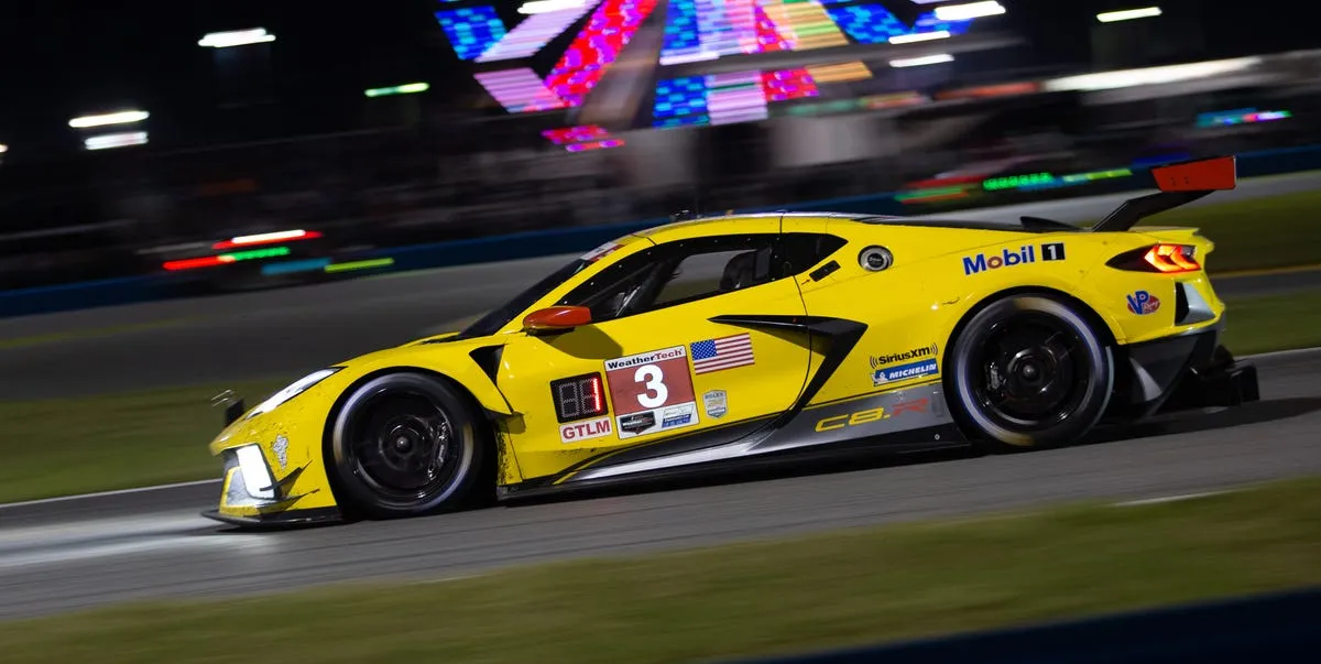 Corvette Racing celebrates historic victory during IMSA roval debut at Charlotte Motor Speedway