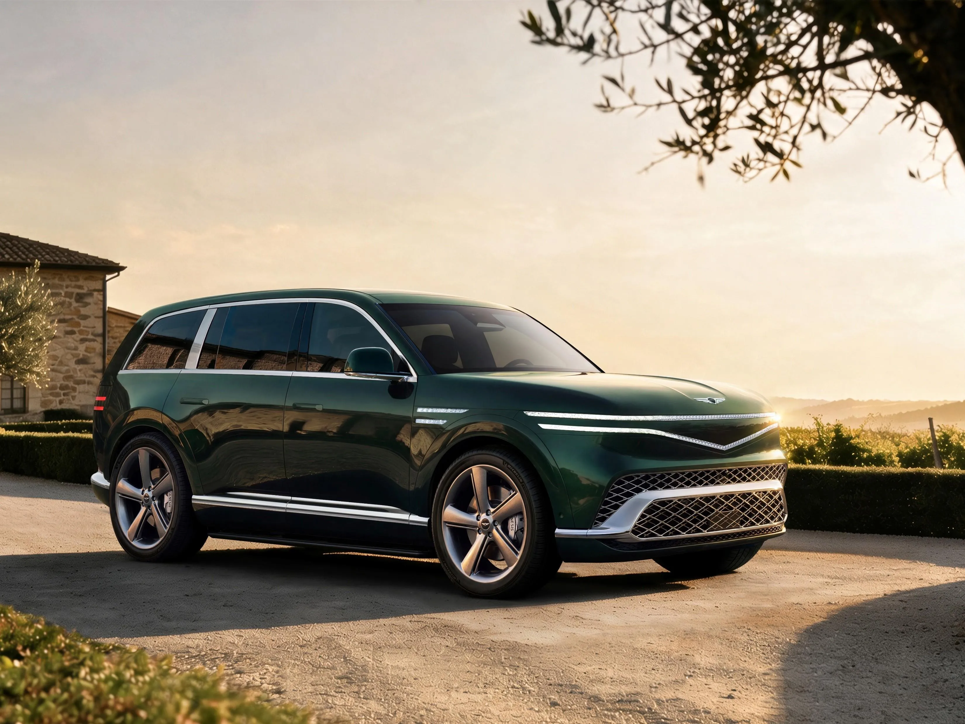 Genesis GV90 electric luxury SUV debuts with powerful specs and premium features