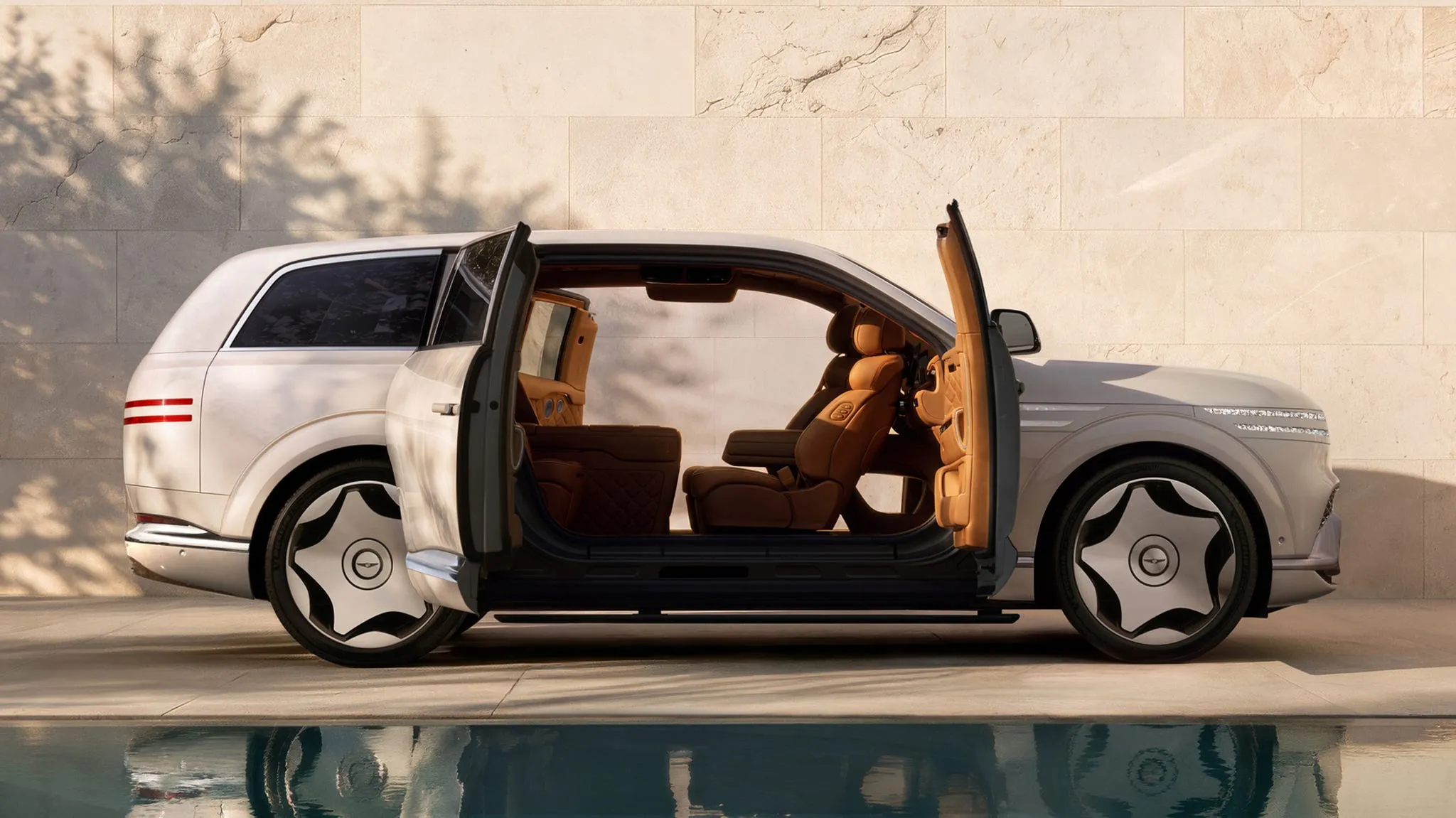 Genesis reveals the 2028 GV90 luxury electric SUV with coach doors