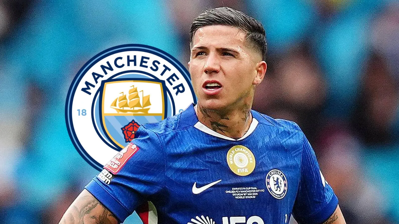 Manchester City refuses to meet Chelsea's 120 million pound valuation for Enzo Fernandez