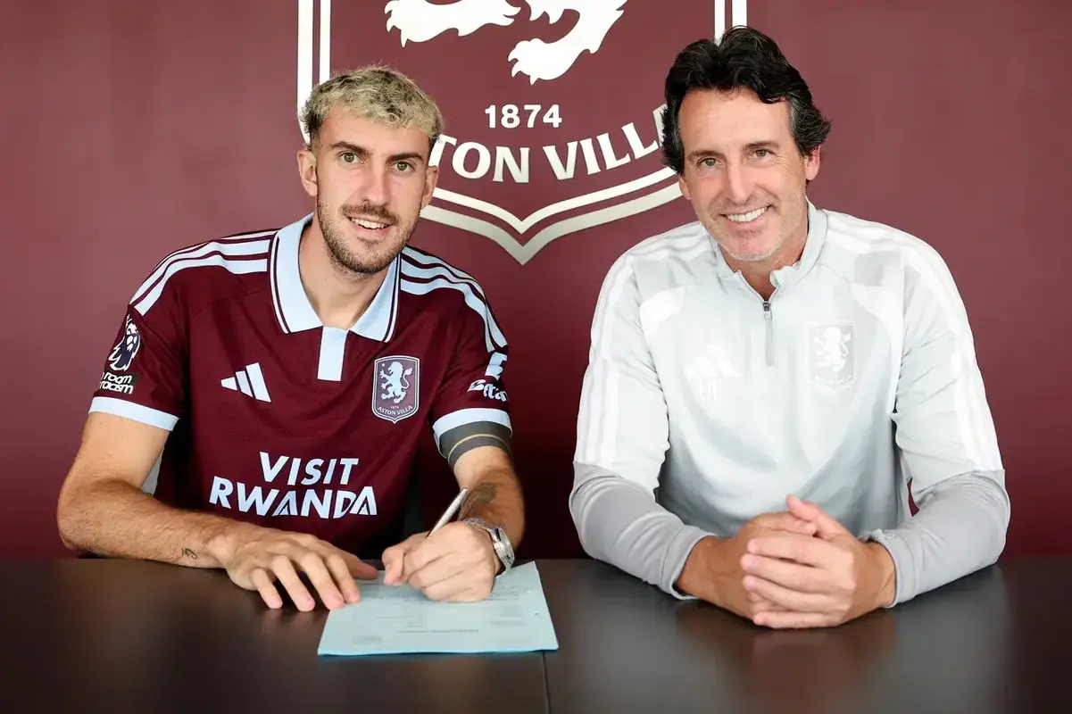 Matteo Ruggeri completes his permanent transfer from Atletico Madrid to Aston Villa