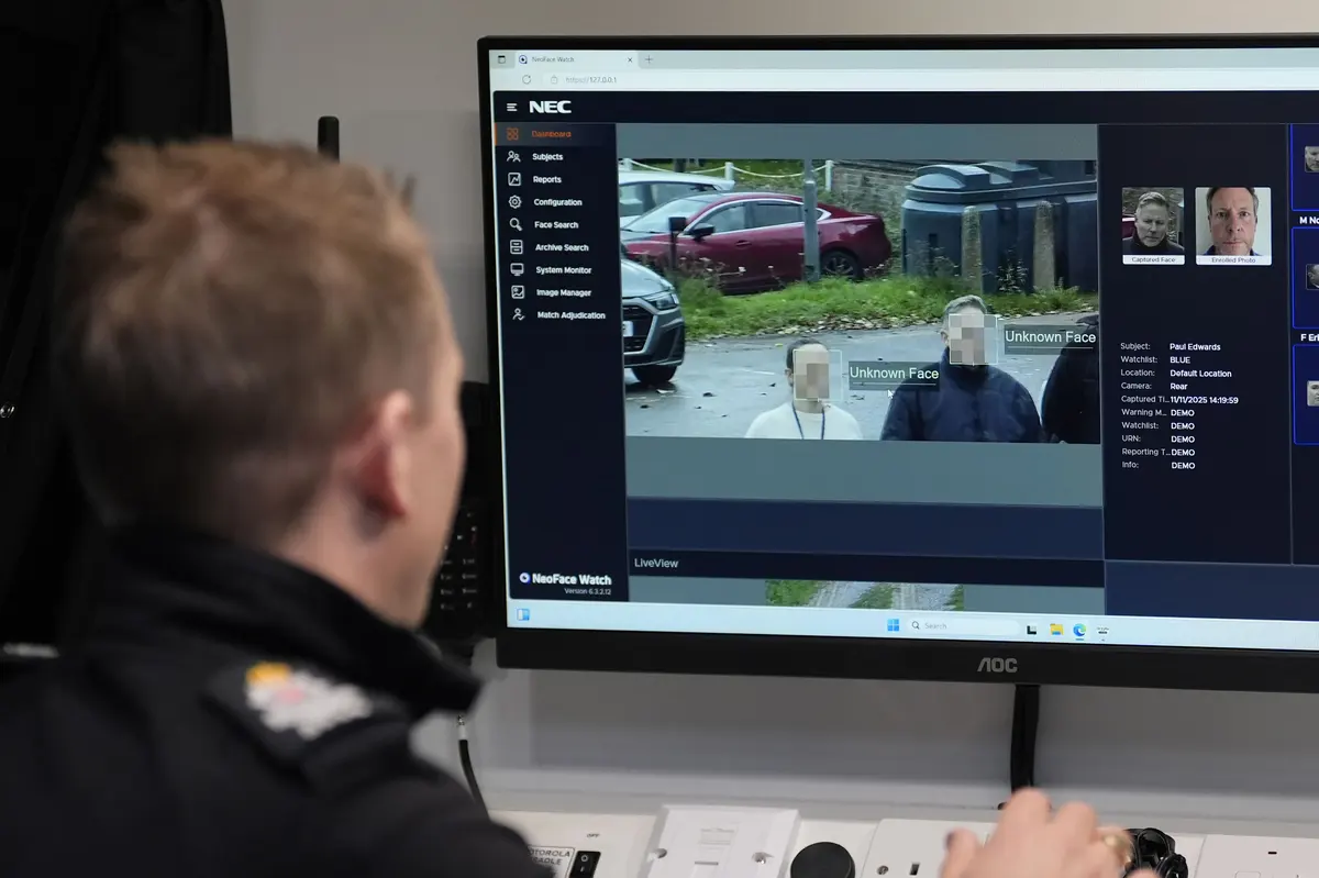 Metropolitan Police deploy live facial recognition cameras across London streets to target wanted offenders