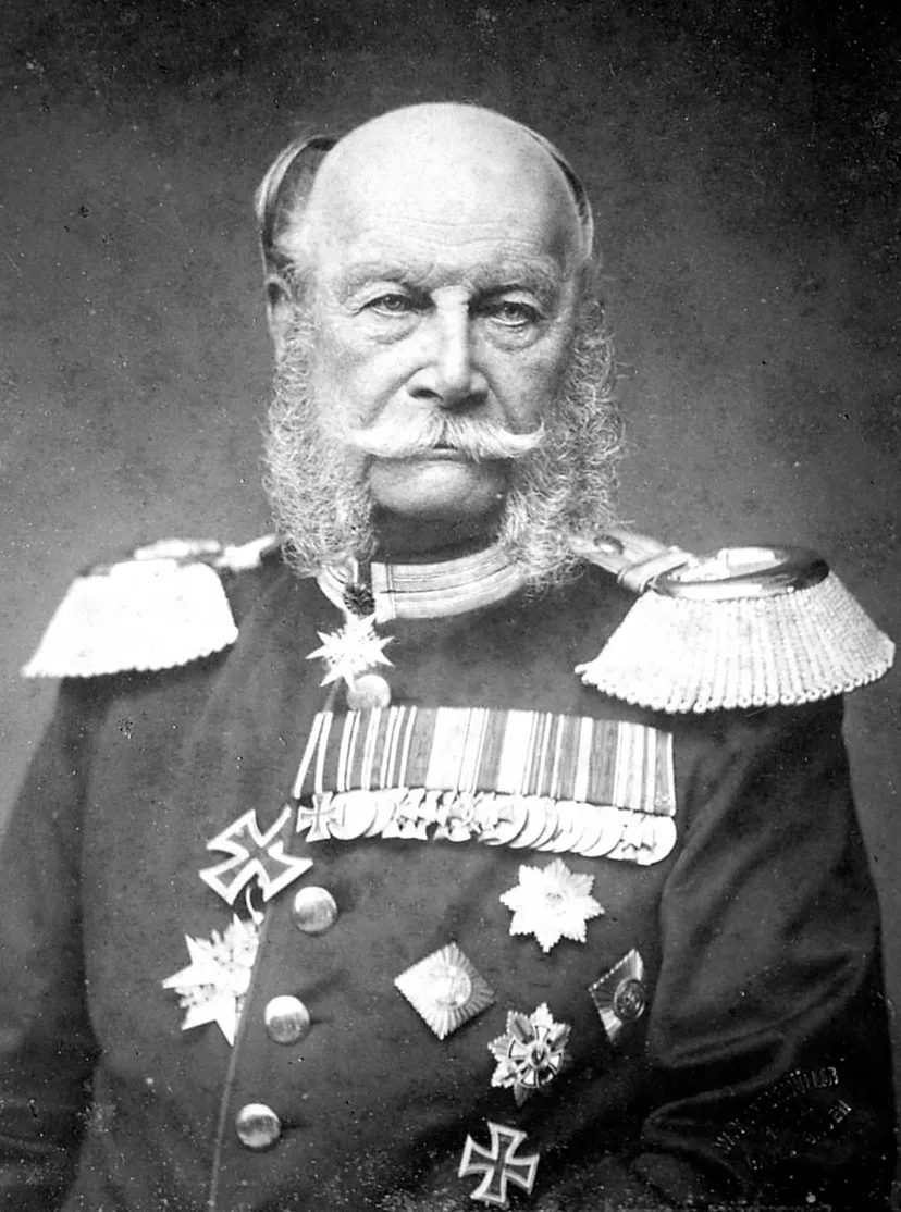 Profile of Wilhelm I, King of Prussia and first German Emperor