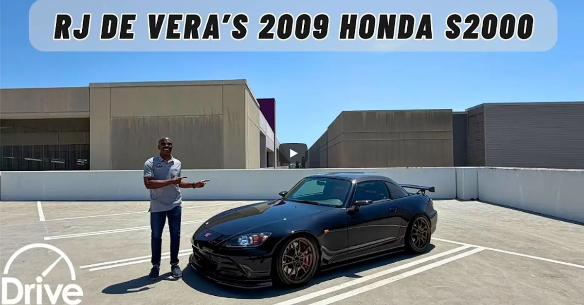 RJ de Vera showcases a modified Honda S2000 featuring a Greddy turbo and Mugen hardtop