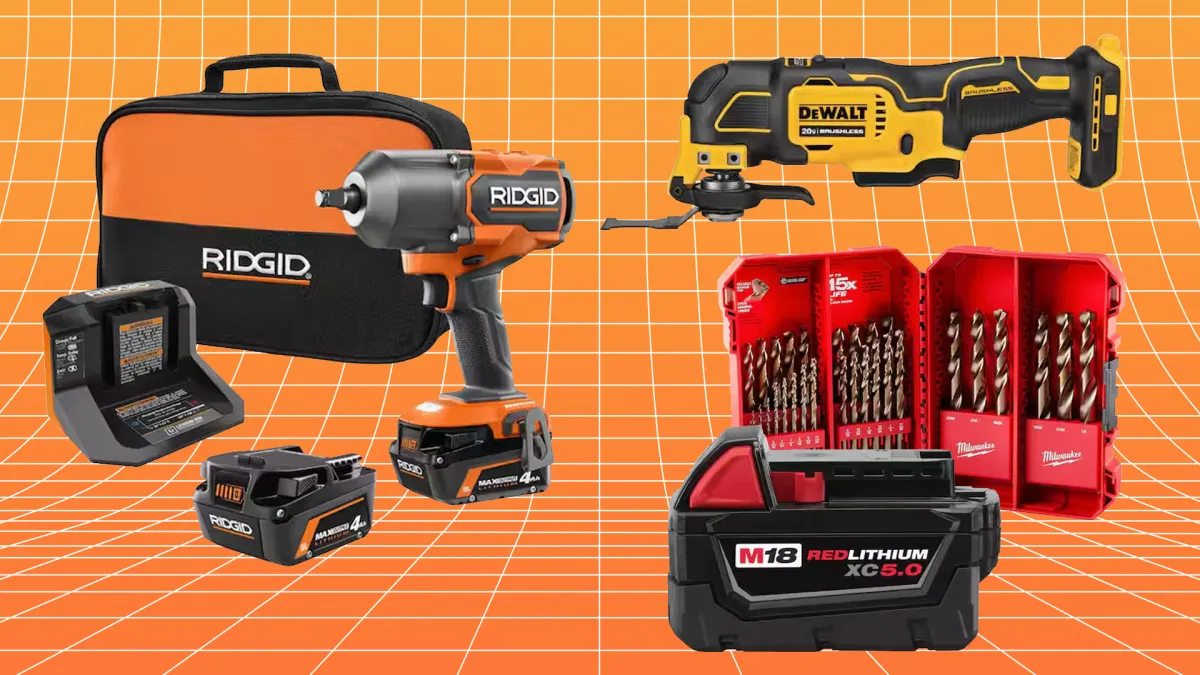 The Home Depot kicks off its massive Labor Day sale featuring half-off tools and free batteries