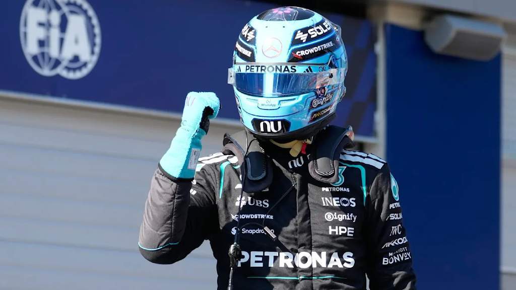 George Russell Menang Balapan Sengit F1 GP Austria