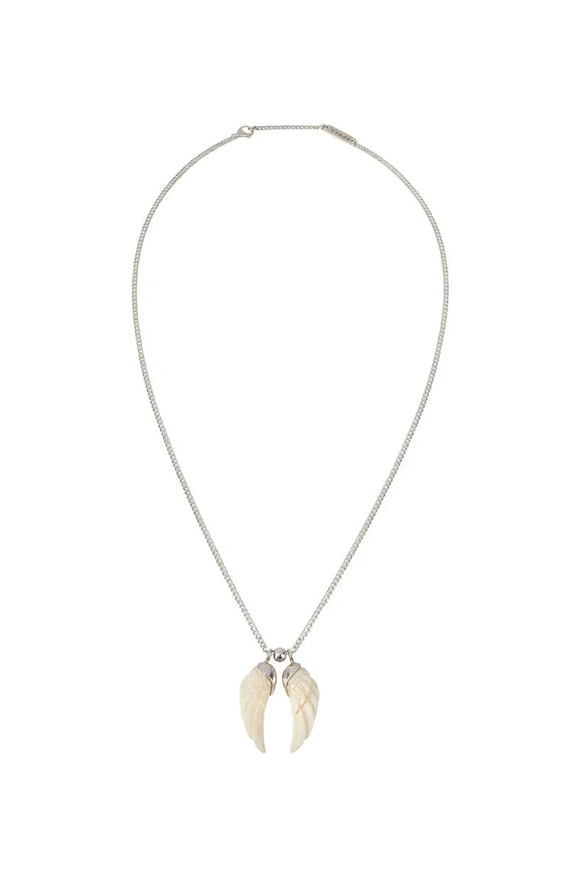 Icarus Charm Long Necklace Silver eksklusif koleksi Joy368