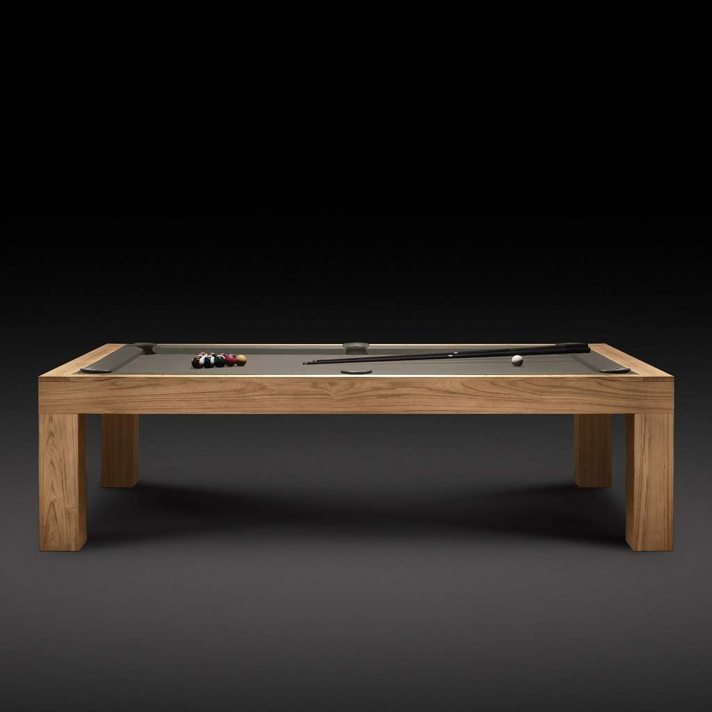 Limited Edition Pool Table - Espresso Ash & Felt Souris (8')