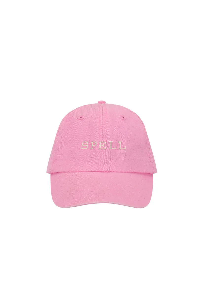Topi anak Little Spell Embroidered Cap warna bubblegum dari Joy368