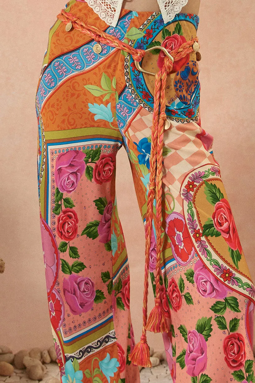 Lovers & Dreamers Rope Belt Sunset warna cokelat hangat dengan gesper koin eksklusif dari Joy368