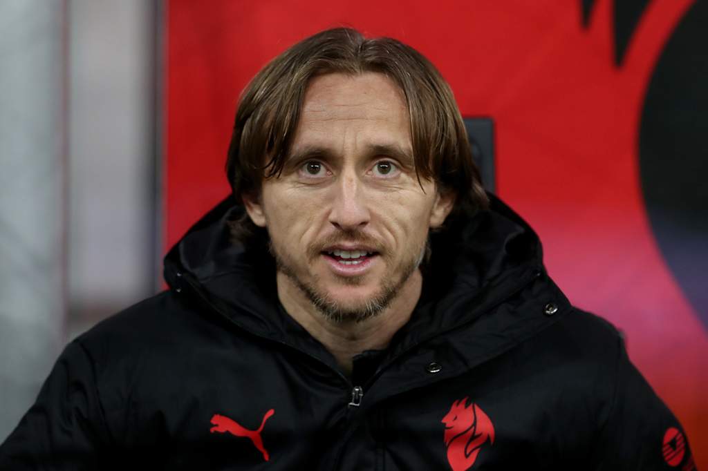 Luka Modric saat memperkuat AC Milan di Stadion Giuseppe Meazza