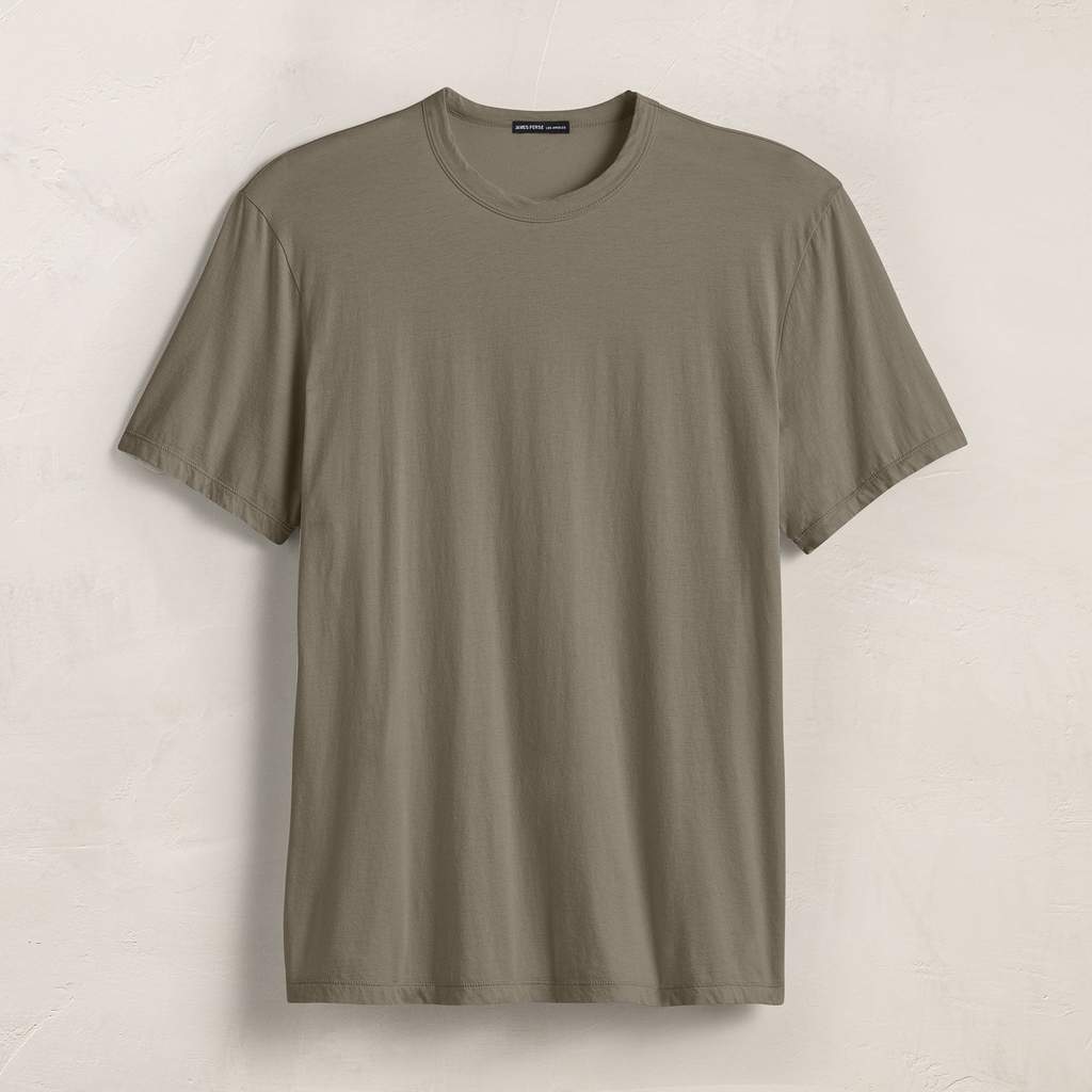 Luxe Lotus Jersey Tee - Birch