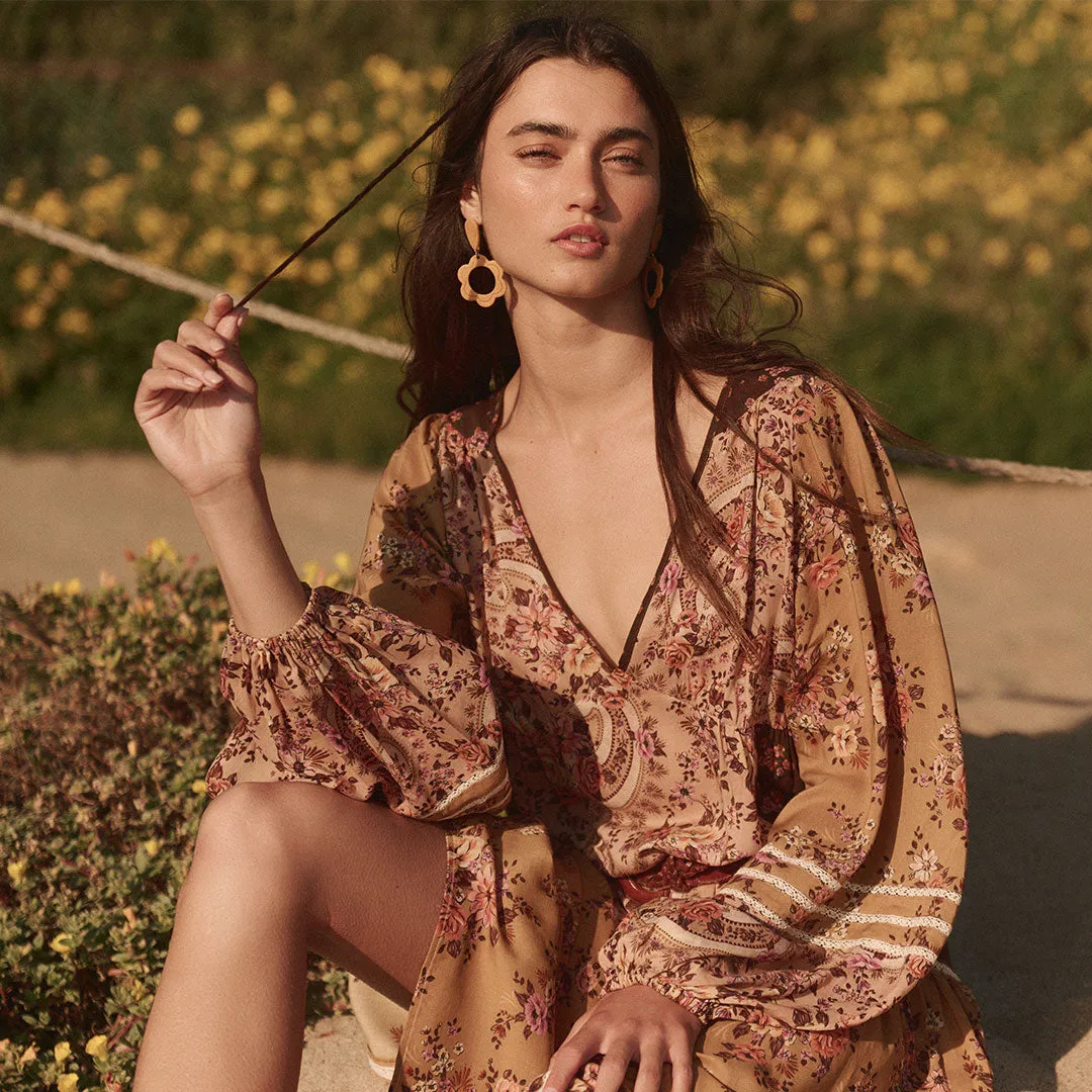 Melody Midi Dress boho style eksklusif dari Joy368