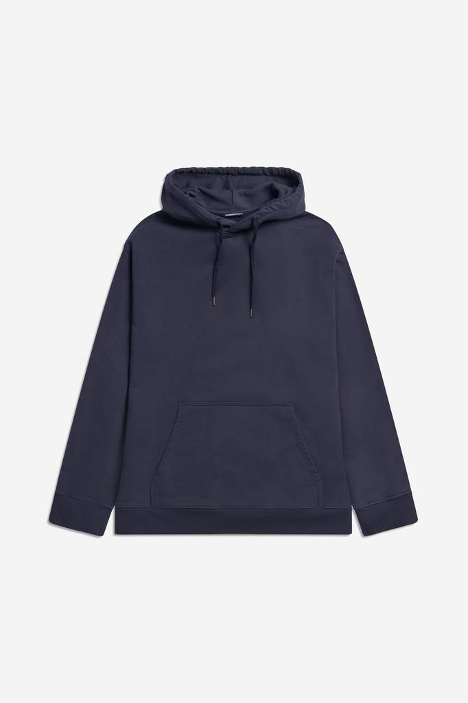 PERMANENTS Heavy Organic Cotton Hoodie - Navy Blue
