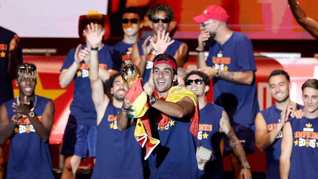 Timnas Spanyol Pesta Juara Piala Dunia 2026 di Jalanan Madrid